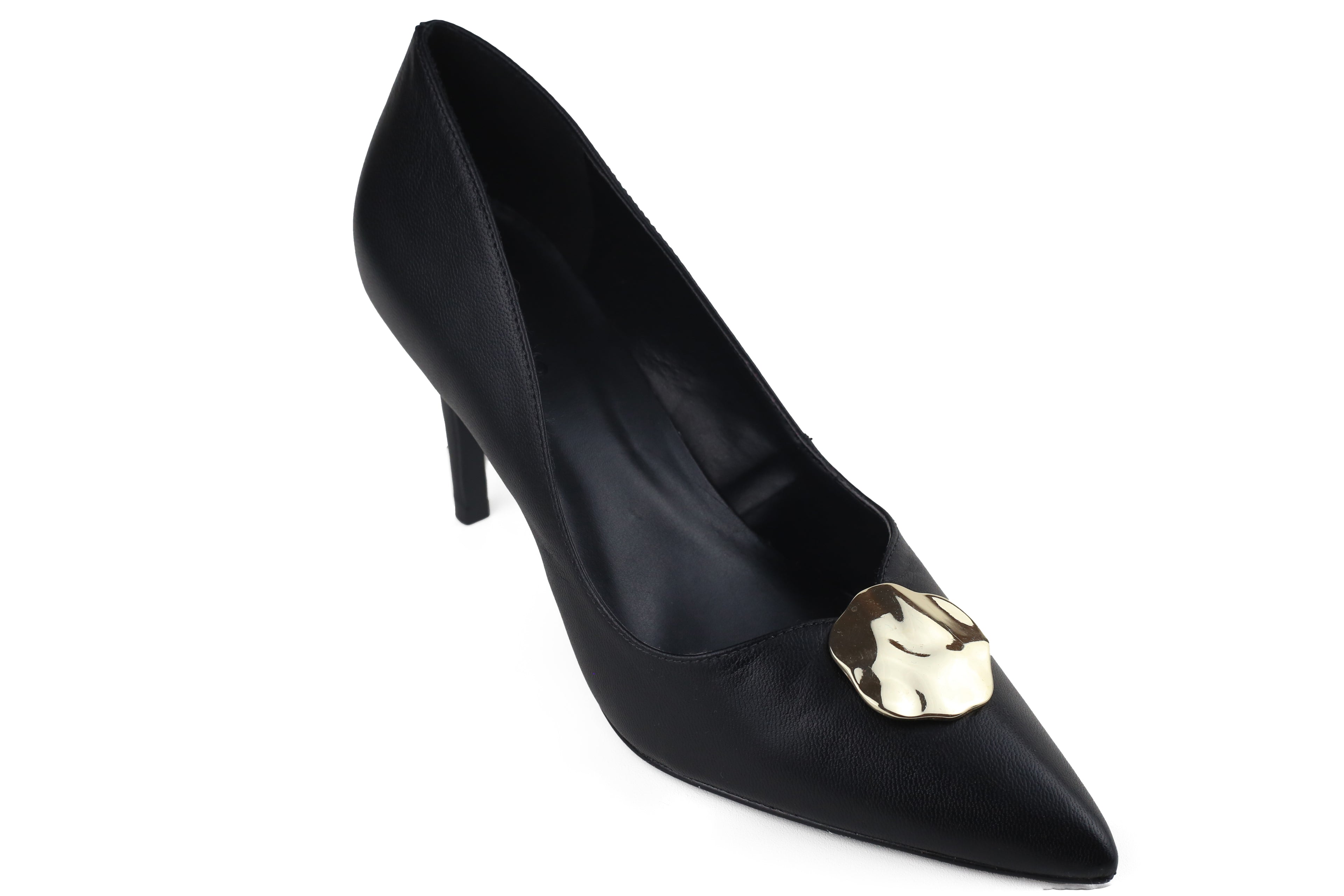 Sapato Maria Salto Médio Preto